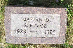 Marian D Sletmoe 