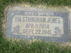 Ida <I>Stringham</I> Jones 