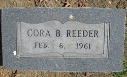 Cora Lee <I>Benge</I> Reeder 