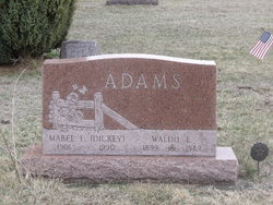 Mabel Fay <I>Dickey</I> Adams 