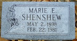 Marie Edith <I>Tierney</I> Shenshew 