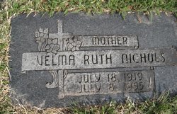 Velma Ruth <I>Creviston</I> Nichols 