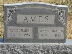 Ellen Eunice <I>Maier</I> Ames 