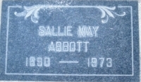 Sallie May <I>Chapman</I> Abbott 