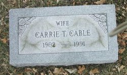 Carrie T. <I>Heisler</I> Cable 