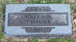 Mary Ann “Polly” <I>Stailey</I> Thrasher 