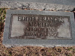 Edith Frances <I>Phillips</I> Marlow 