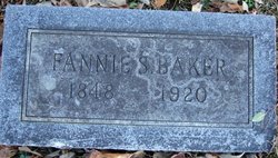 Frances E. “Fannie” <I>Strange</I> Baker 
