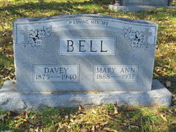 Mary Ann <I>Gregory</I> Bell 