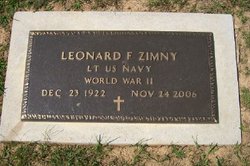 Leonard F “Len” Zimny 