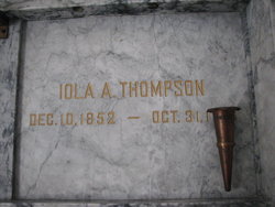 Iola Adelia <I>Hodgdon</I> Thompson 
