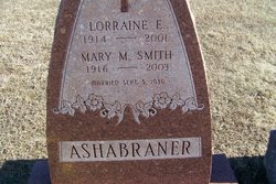 Mary M <I>Smith</I> Asabraner 