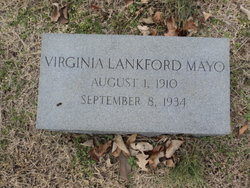 Virginia <I>Lankford</I> Mayo 