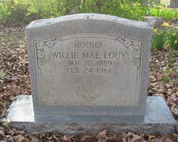 Willie Mae <I>Cole</I> Louy 