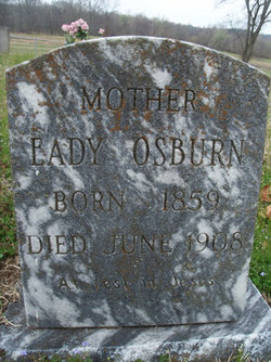 Edith Catherine “Eady” <I>Walkup</I> Osburn 