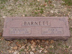 Frances J. <I>McGowan</I> Barnett 