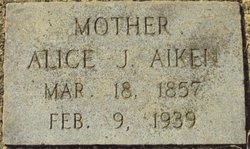 Alice Jane <I>Aiken</I> Anderson 