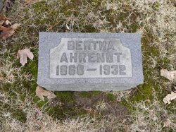 Bertha <I>Borchert</I> Ahrendt 