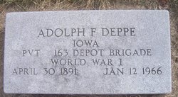 Adolph F Deppe 