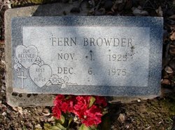 Edna Fern <I>Browder</I> Pappas 