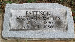 Mary Ann <I>Hyatt</I> Pattison 