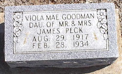 Viola Mae <I>Peck</I> Goodman 