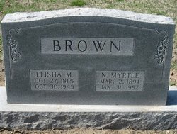 Elisha M Brown 