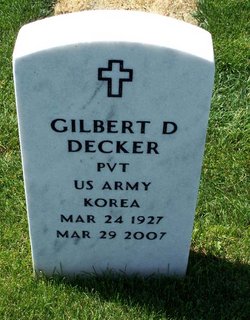 Gilbert D Decker 