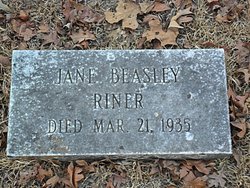 Elizabeth Jane <I>Beasley</I> Riner 