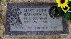 Mary Ruth Backhaus 