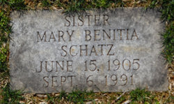 Sister Mary Benitia Schatz 