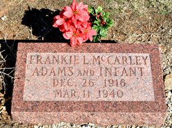 Frankie L <I>McCarley</I> Adams 