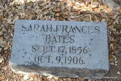 Sarah Frances <I>Akers</I> Bates 