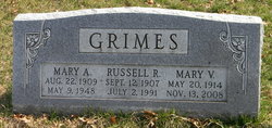 Mary Agnes <I>Ness</I> Grimes 