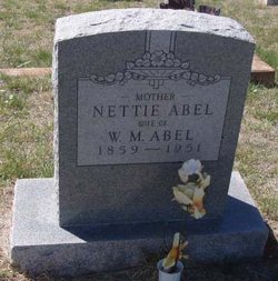 Nettie Lou <I>Privett</I> Abel 
