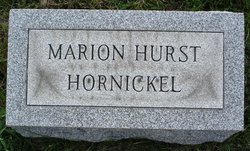 Marion Josephine <I>Hurst</I> Hornickel 