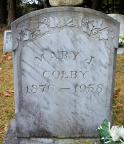 Mary Josie <I>Evans</I> Colby 