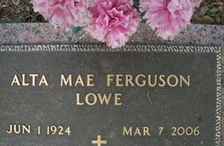 Alta Mae <I>Ferguson</I> Lowe 