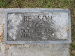 Alice E. Benson 