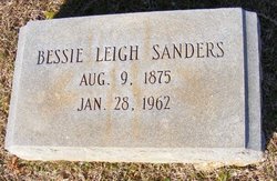 Bessie <I>Leigh</I> Sanders 