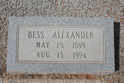 Bess Mae <I>French</I> Alexander 