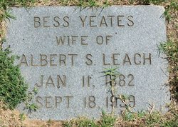 Bessie <I>Yeates</I> Leach 