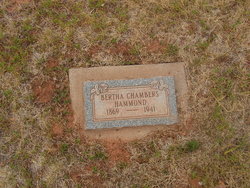 Bertha <I>Chambers</I> Hammond 