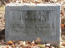 Athalia <I>Hayes</I> Horton 