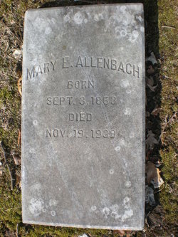 Mary Elizabeth <I>Weiss</I> Allenbach 