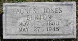 Agnes <I>Jones</I> Burton 