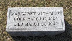 Margaret “Maggie” <I>Edwards</I> Althouse 