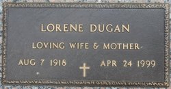 Lorene <I>Windham</I> Dugan 