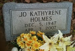 Jo Kathyrene <I>Parker</I> Holmes 