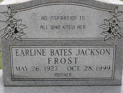 Earline <I>Bates</I> Jackson Frost 